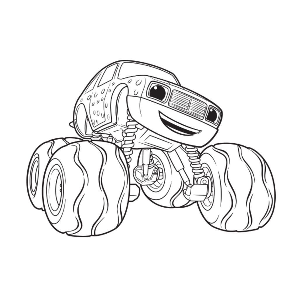 Blaze Monster Truck Coloring Pages