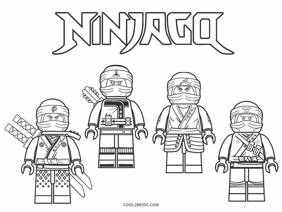Ninjago Coloring Cole Pages Lego Jay Ninja Coloriage Kai Printable Scythe Print Dibujos Para