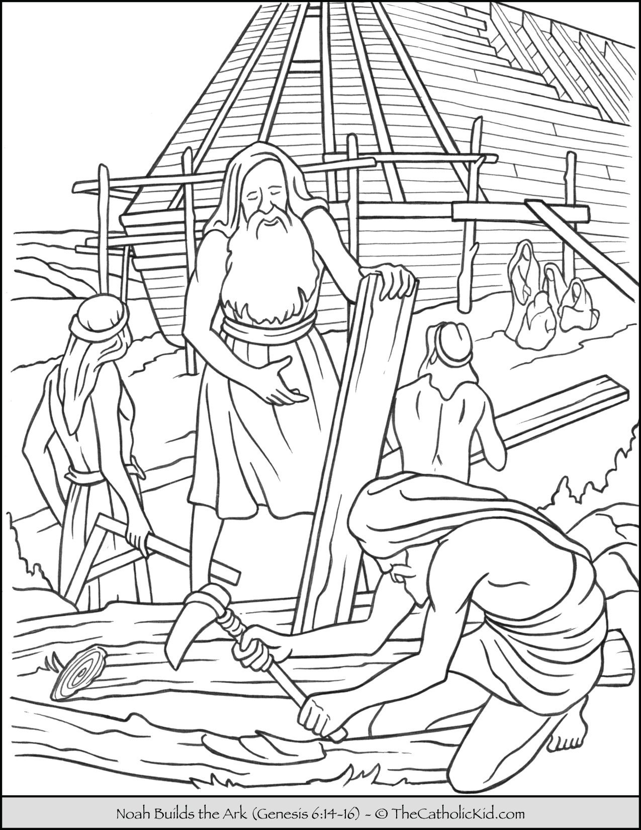 Noah's Ark Coloring Pages