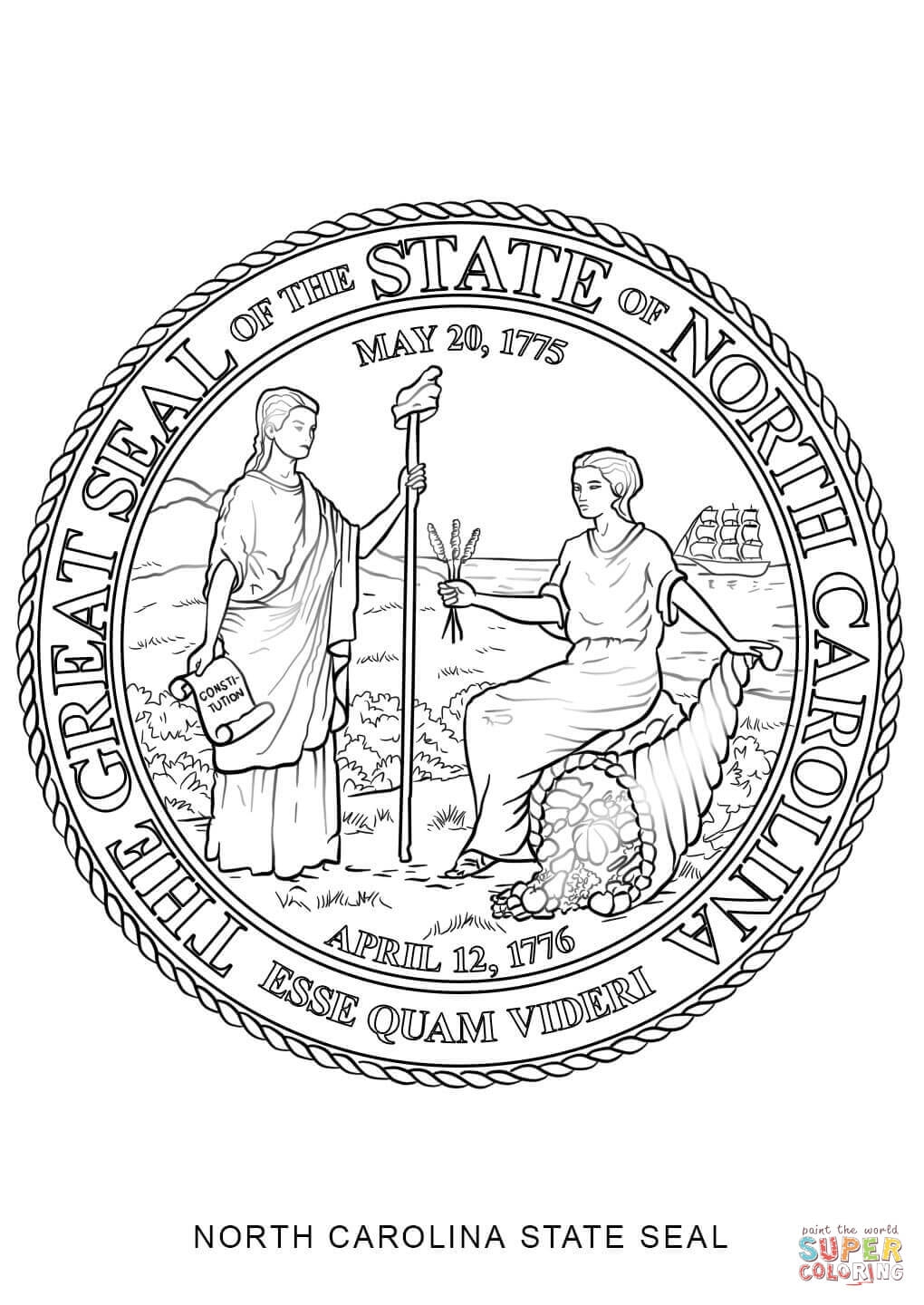 North Carolina State Coloring Pages Coloring Pages