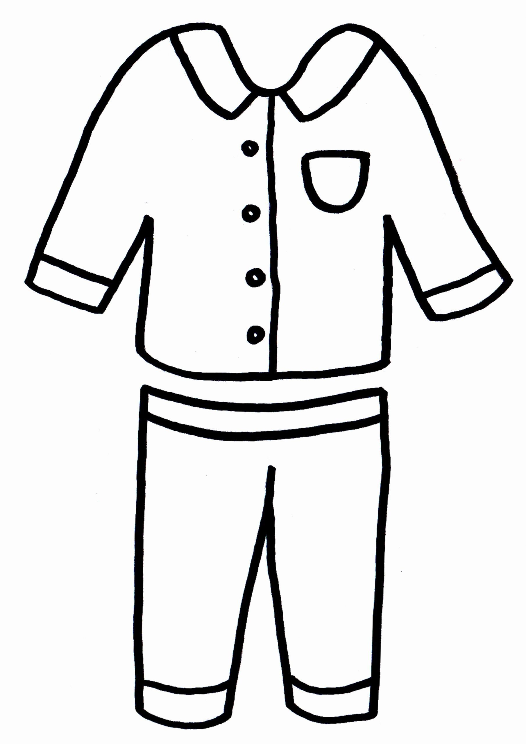 Pajama Coloring Page COLORING PAGES WORLD