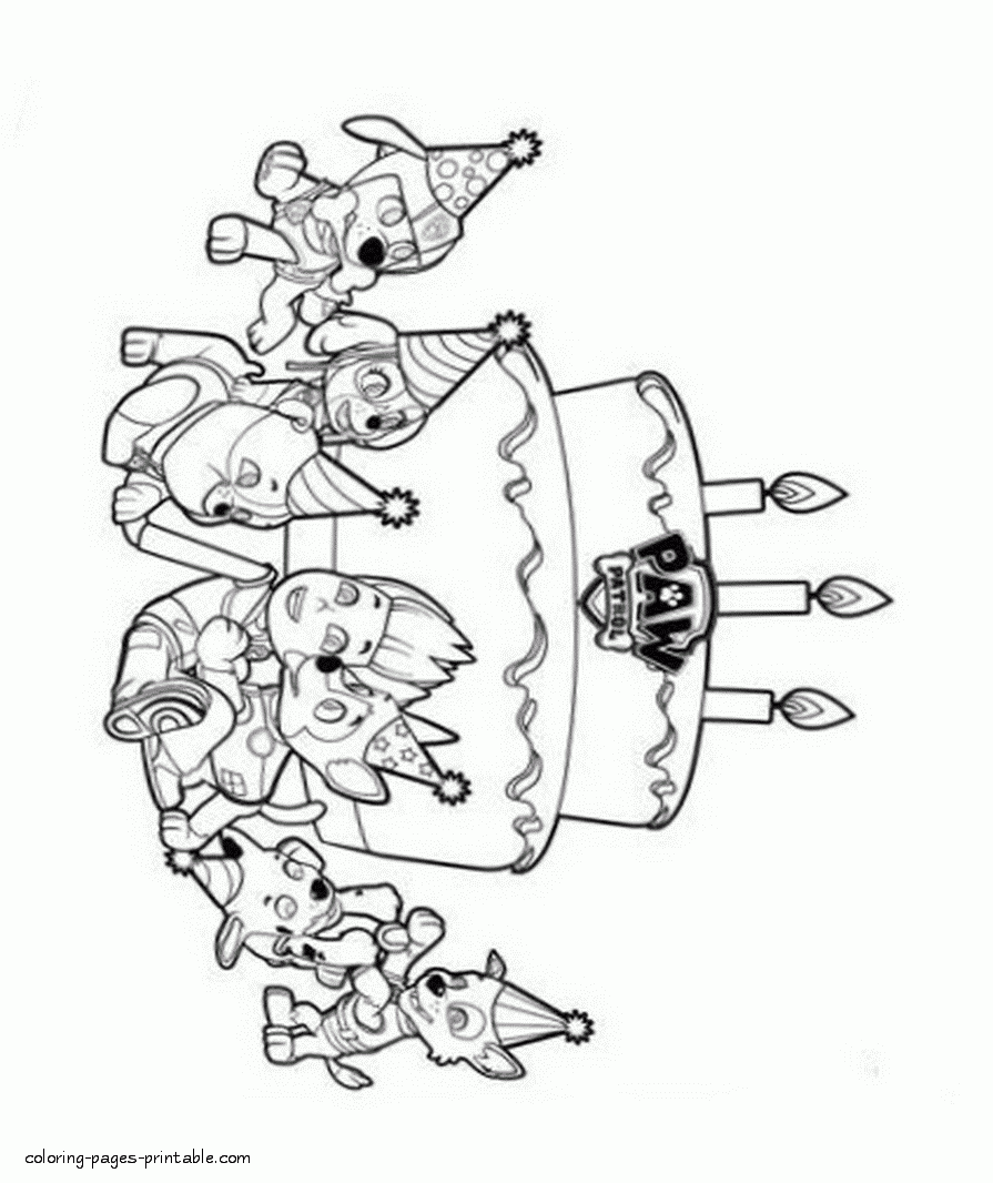 Paw Patrol Lookout Tower Coloring Page Coloring Pages