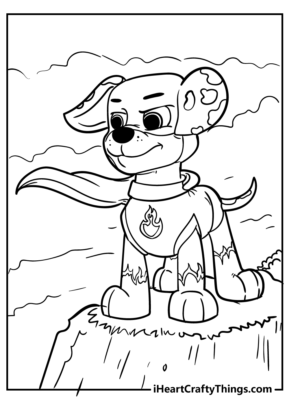 Paw Patrol Lookout Tower Coloring Sheet Coloring Pages