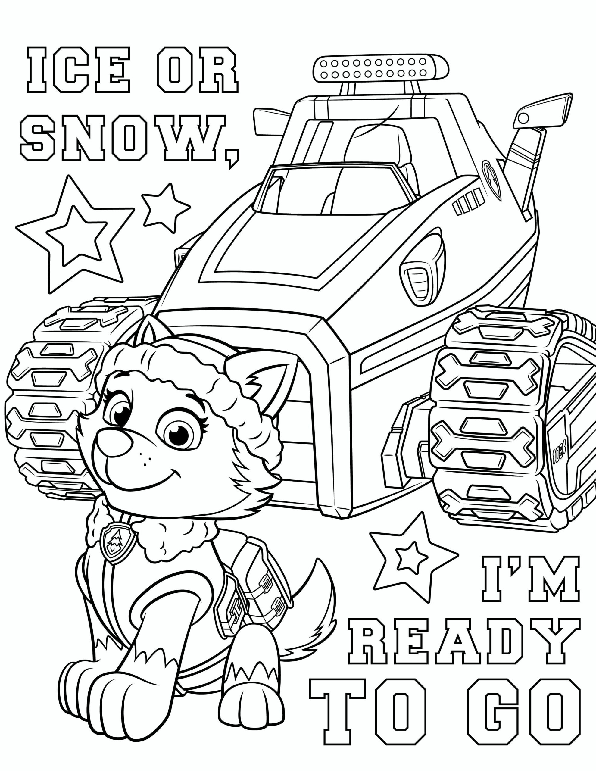 Paw Patrol Lookout Tower Printable Coloring Page AlannateWest