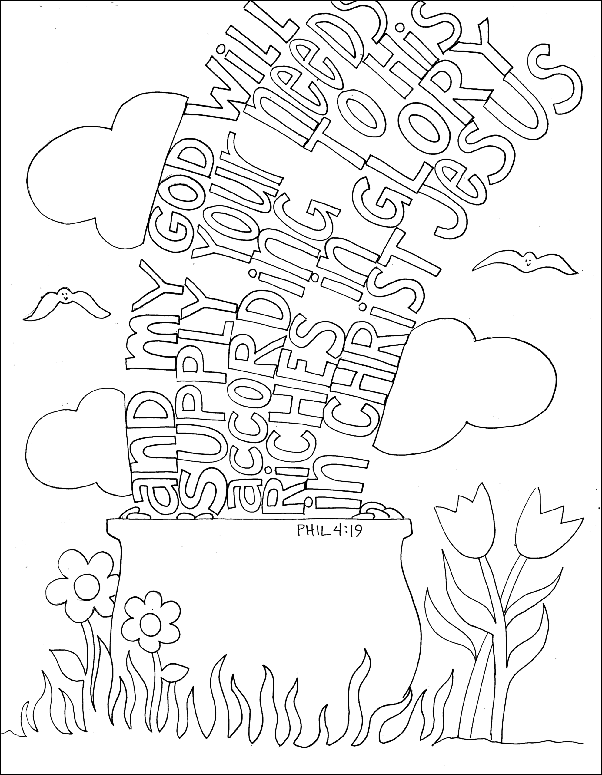 Philippians Coloring Pages