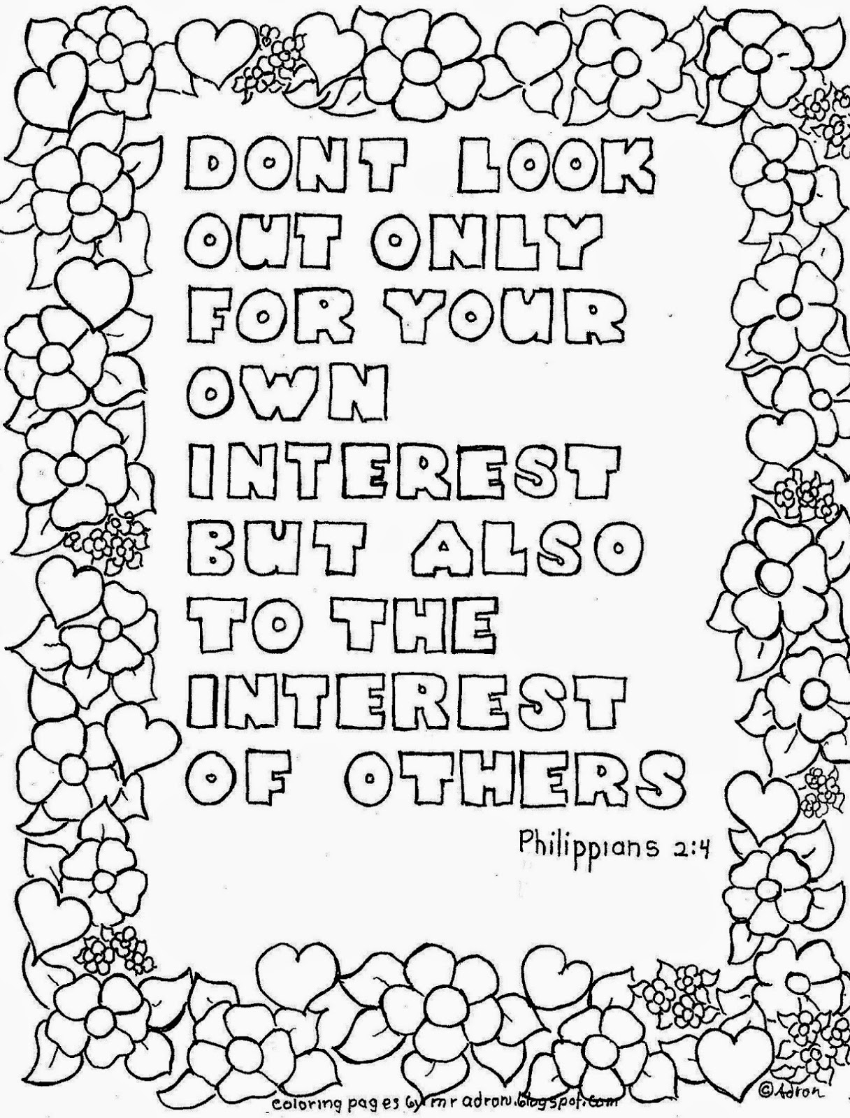 Philippians Coloring Page Coloring Pages