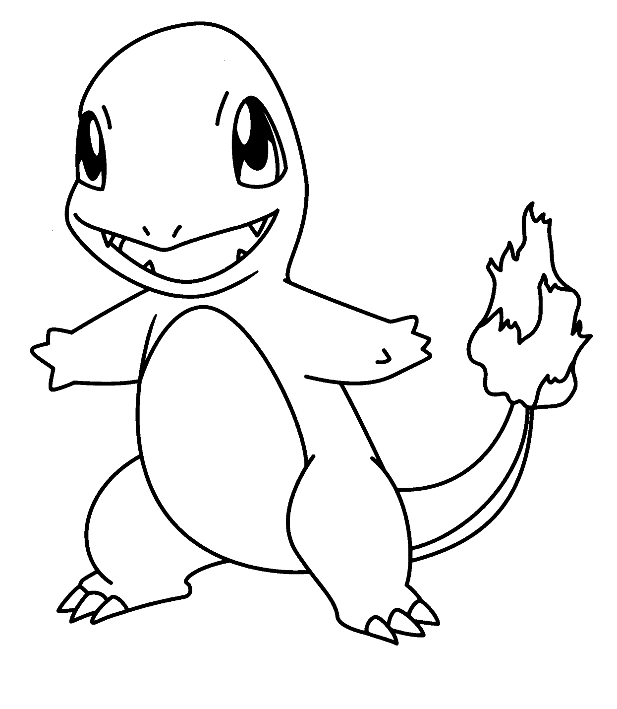 Pokemon Coloring Pages Charmander