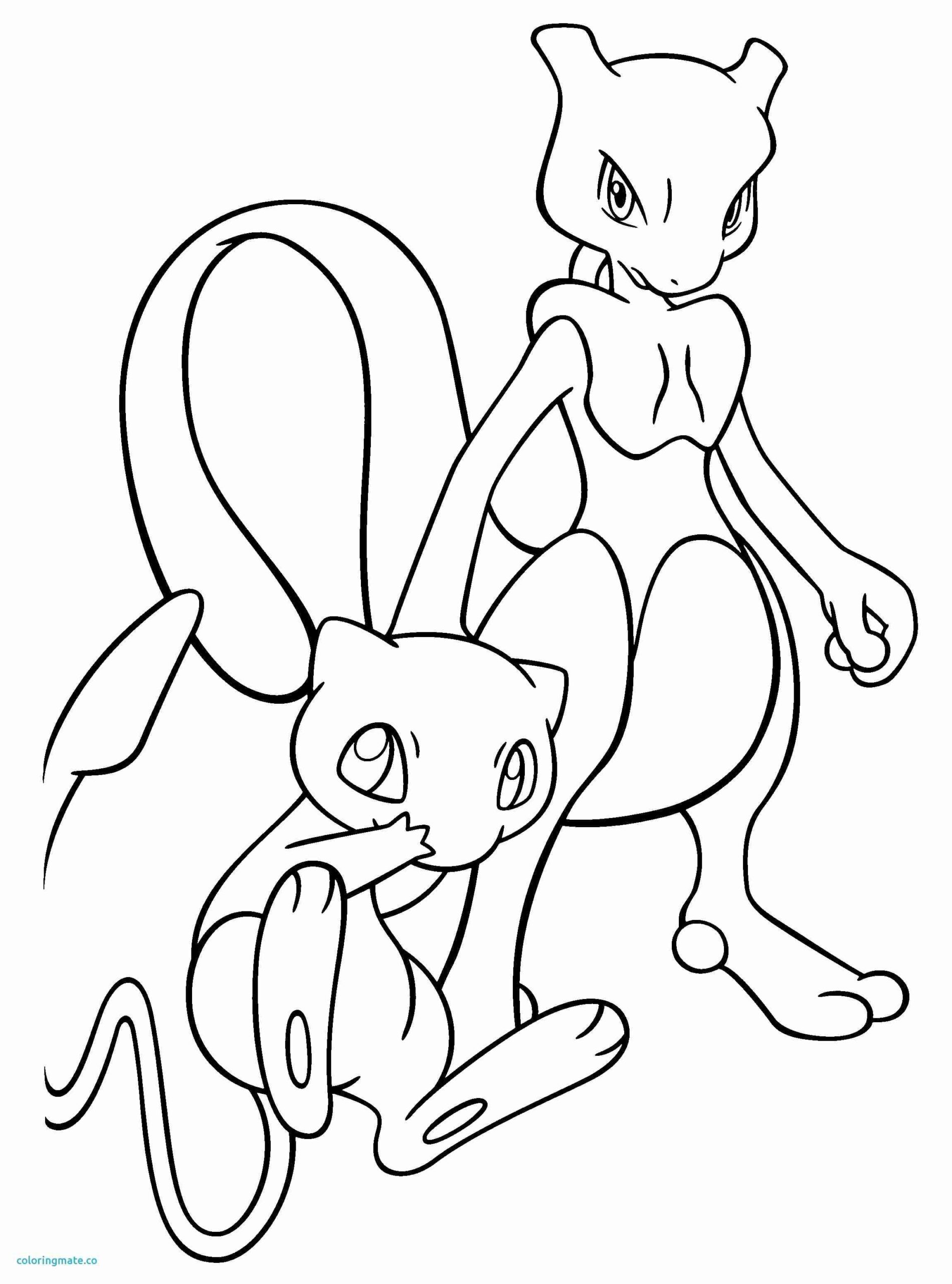 Mew Coloring Page