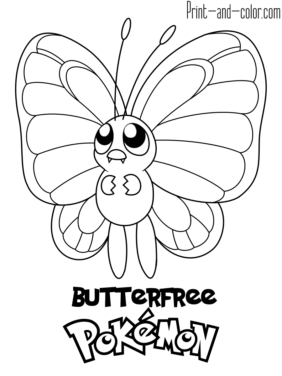 Pokemon Coloring Pages Print And Color