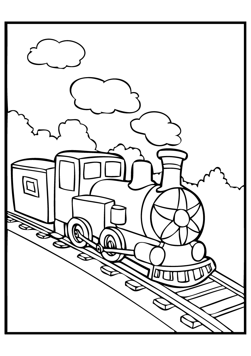 Free Coloring Pages Polar Express