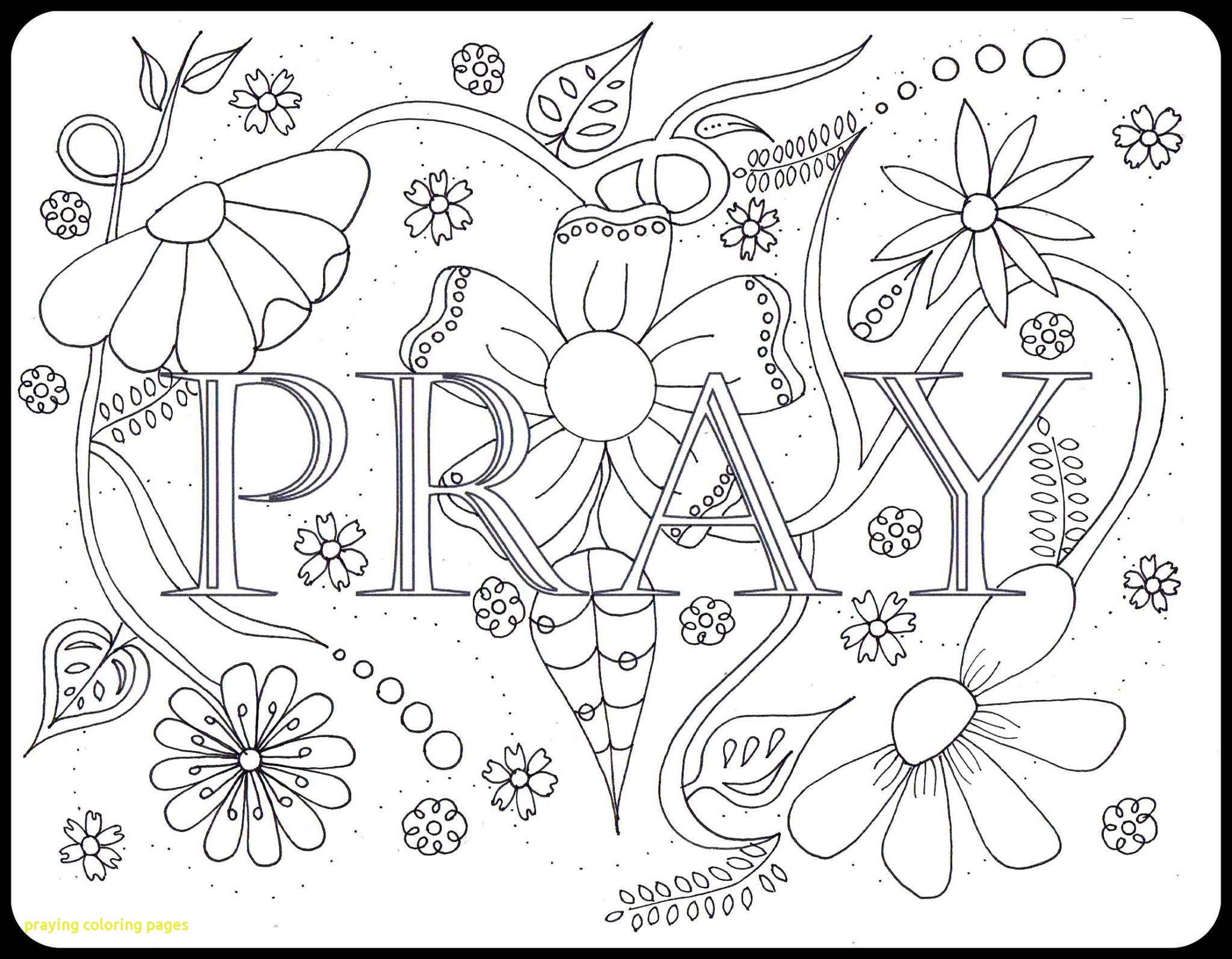 Prayer Coloring Pages For Preschoolers