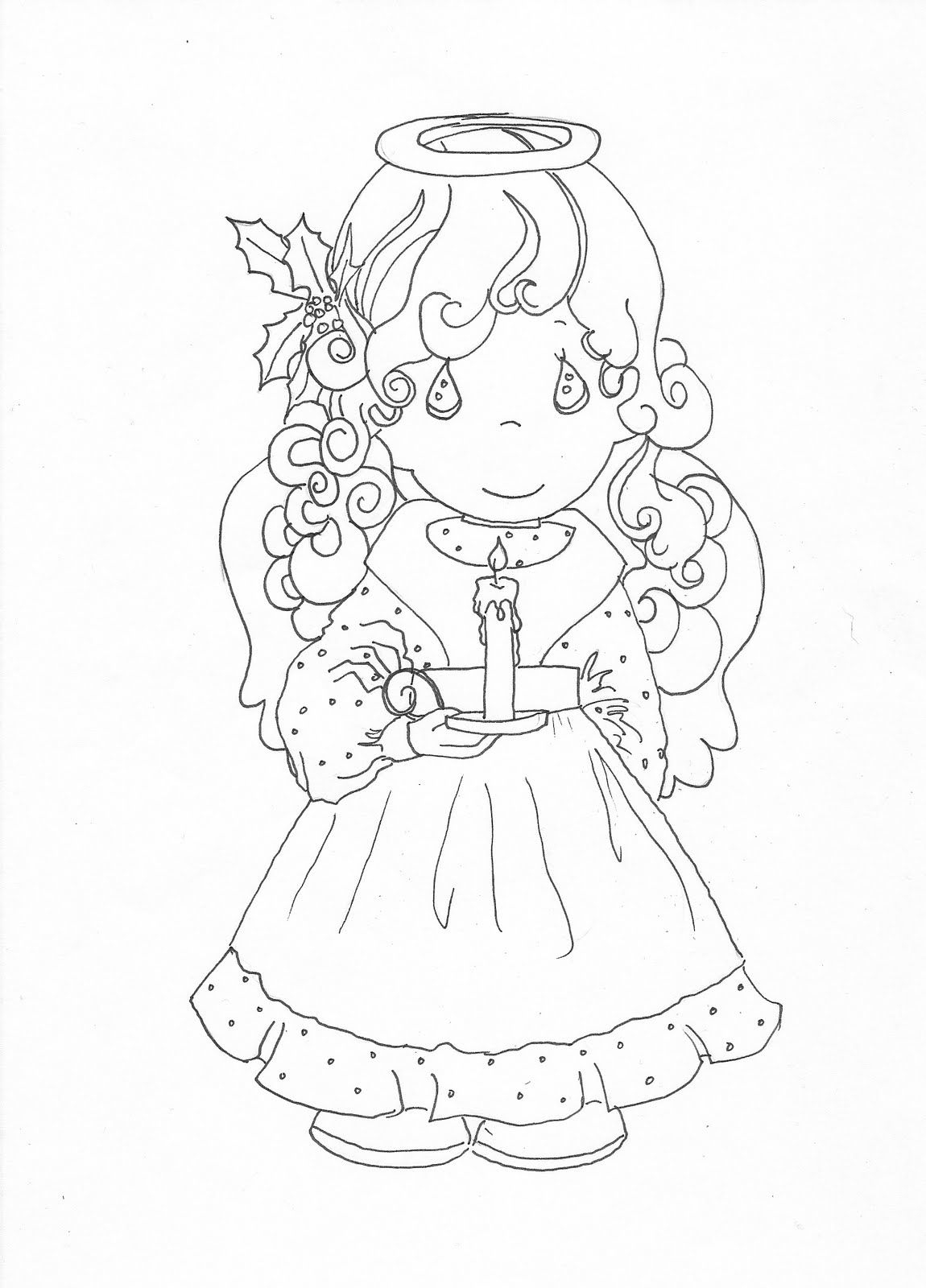 Precious Moments Angel Coloring Pages To Print Coloring Pages
