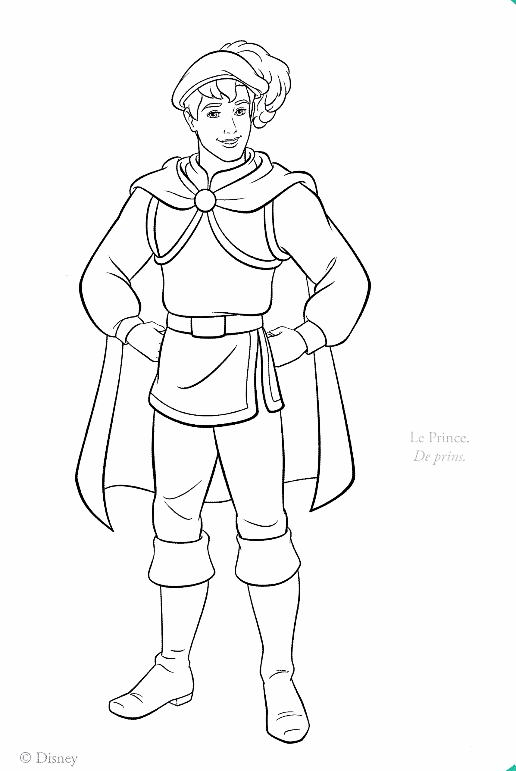 Prince Coloring Pages