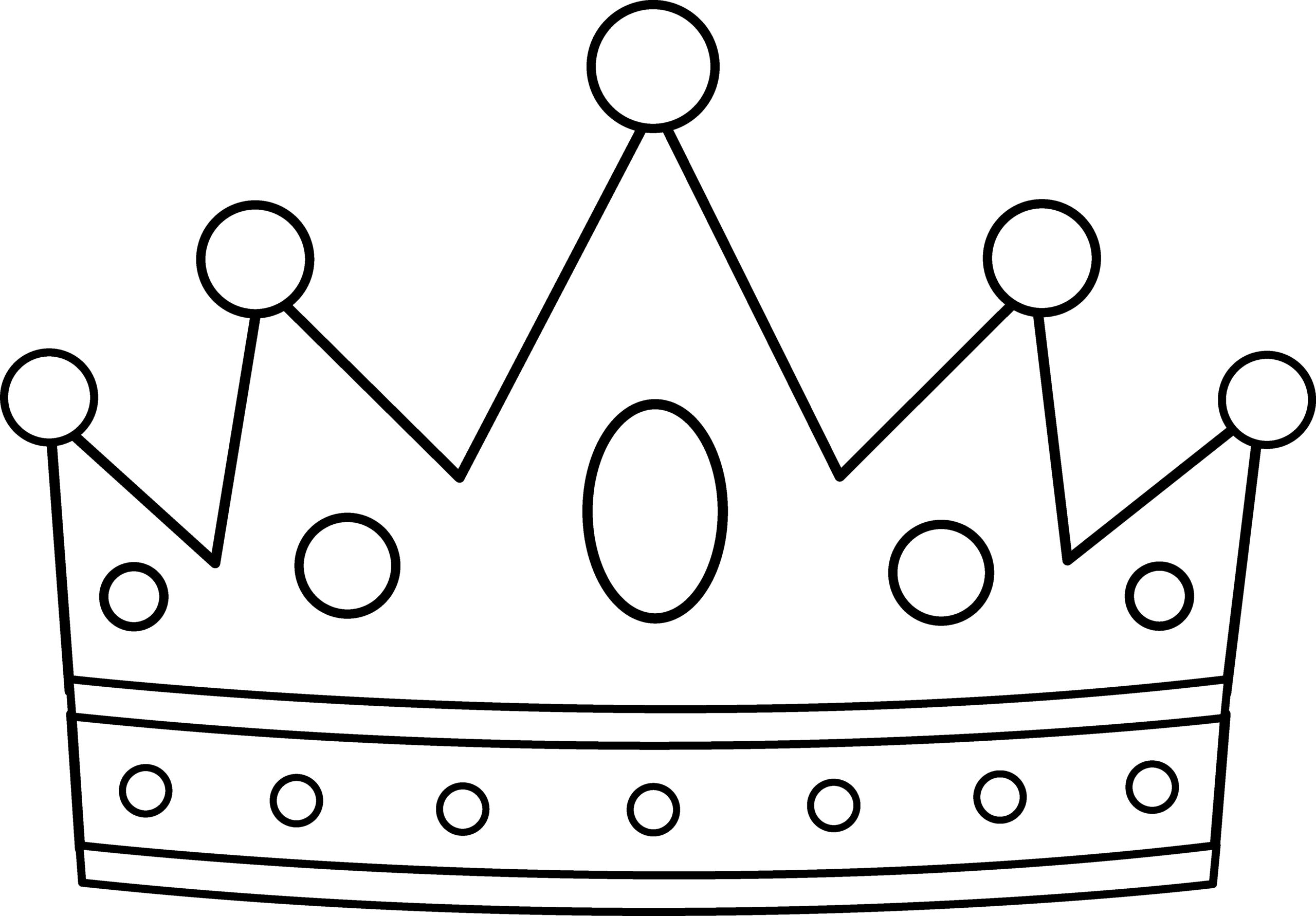 Princess Crown Coloring Page
