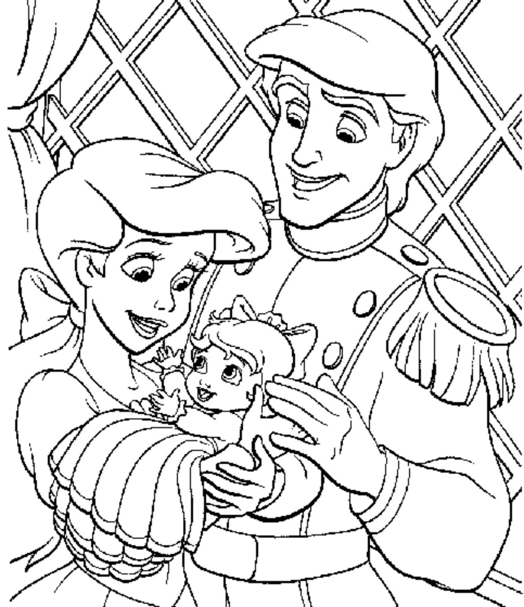 Print Download Princess Coloring Pages Support The Child S Activity