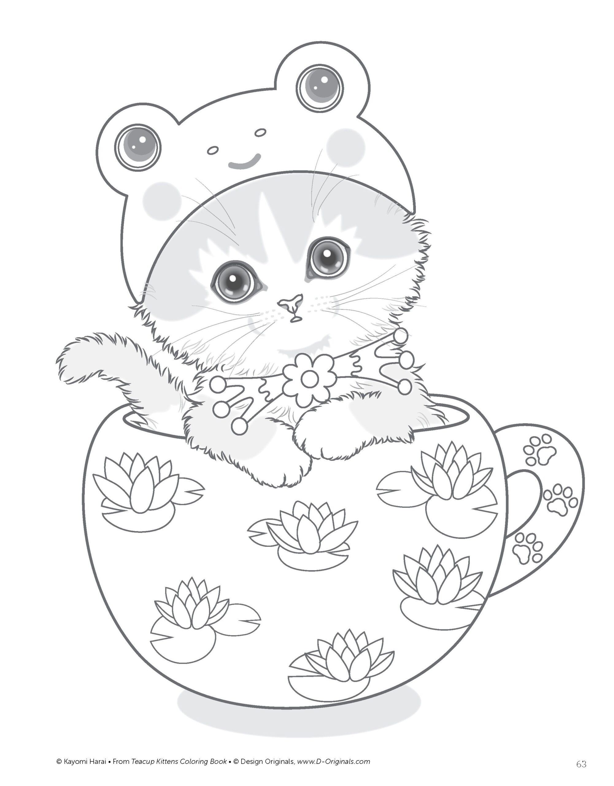 Printable Adult Coloring Pages Kittens Lautigamu