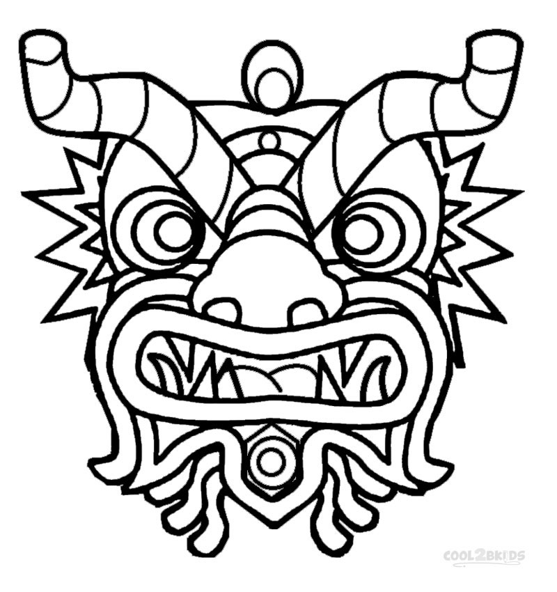 Chinese Coloring Pages
