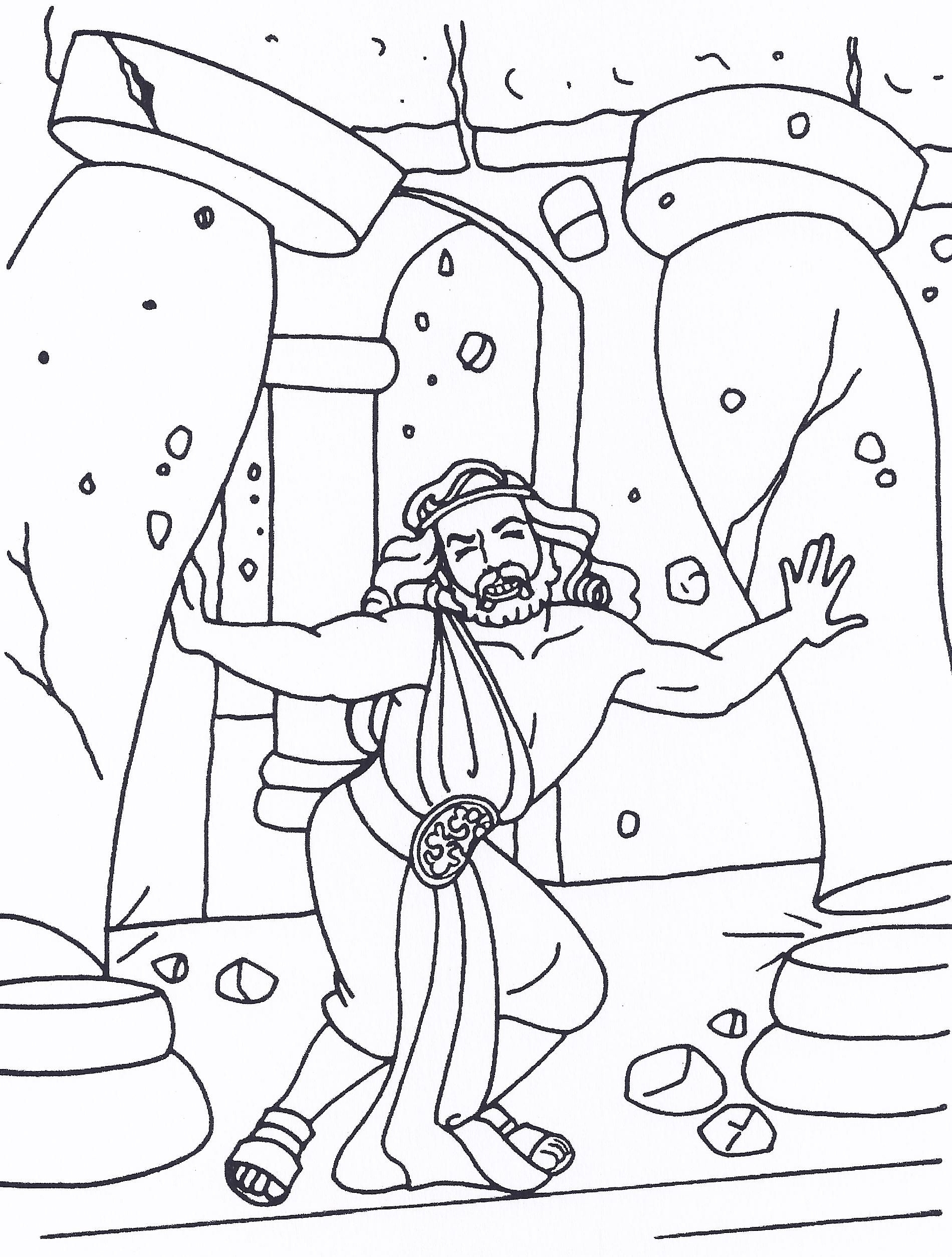 Printable Coloring Pages Of Samson And Delilah Coloring Pages Ideas
