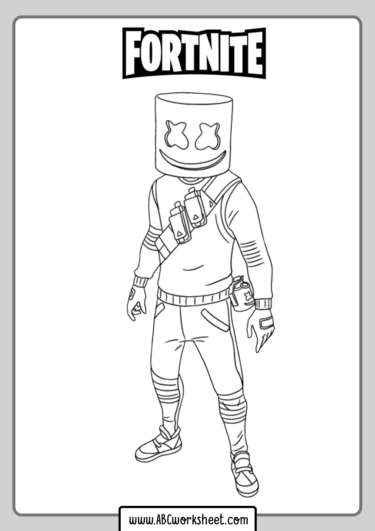 Fort Nite Coloring Pages