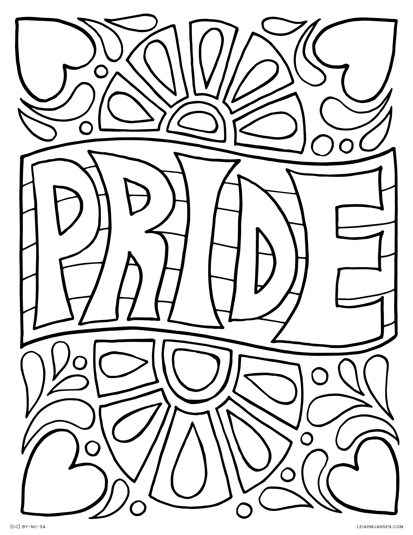 Printable Pride Coloring Pages