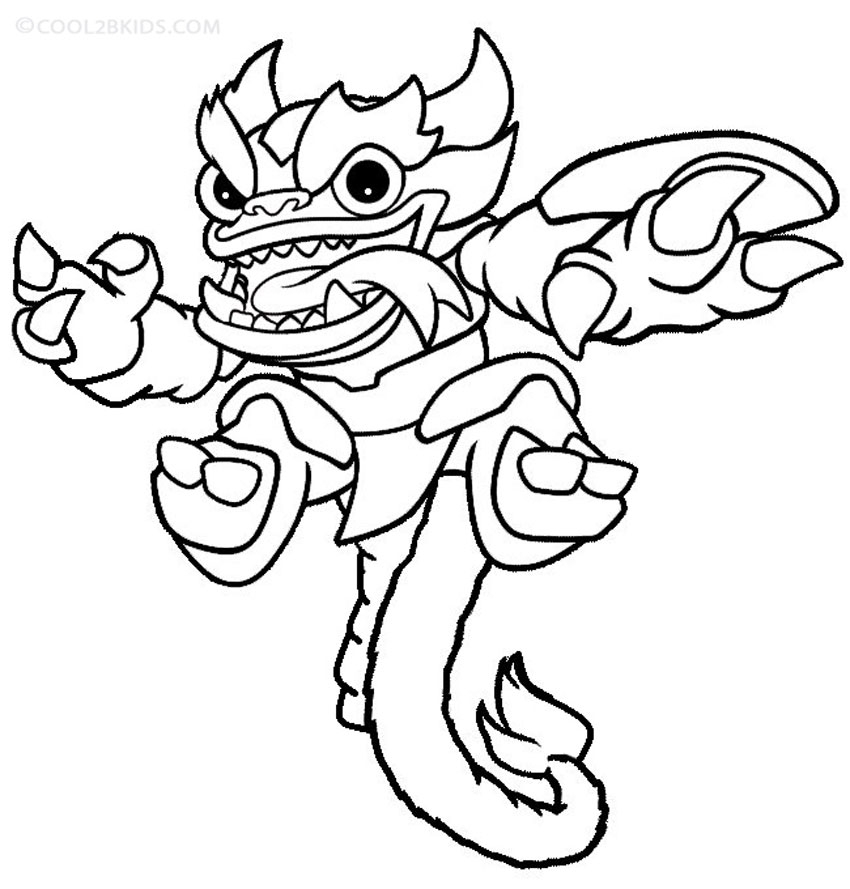Printable Skylander Giants Coloring Pages For Kids Cool2bKids