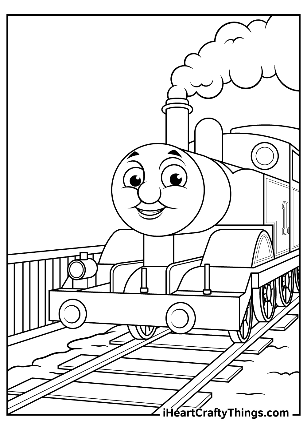 Printable Thomas The Train Coloring Pages Updated 2021