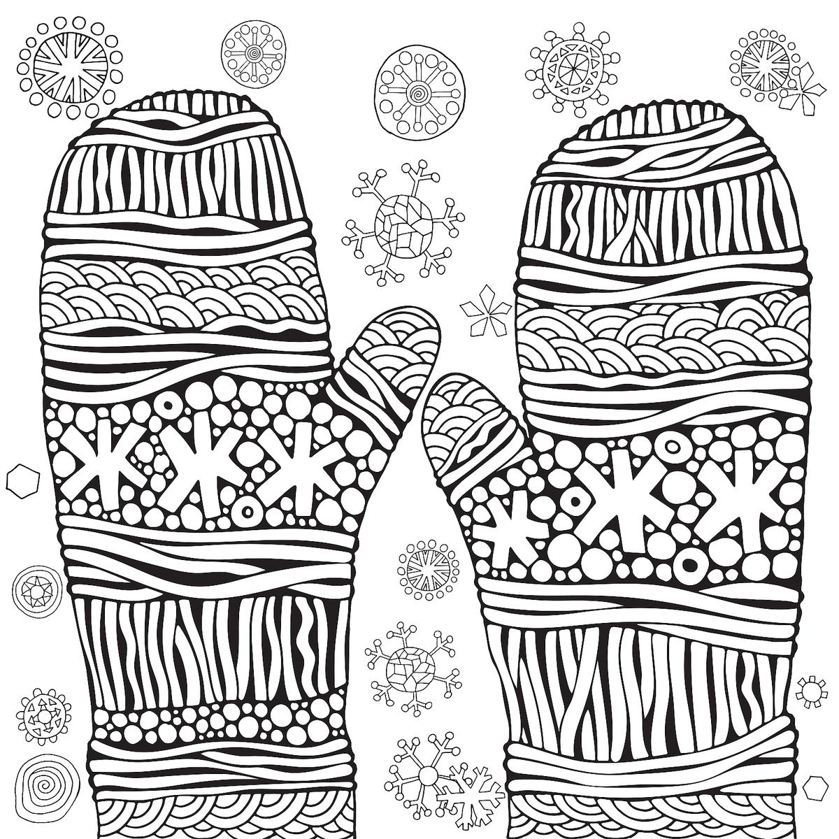 Printable Winter Coloring Pages