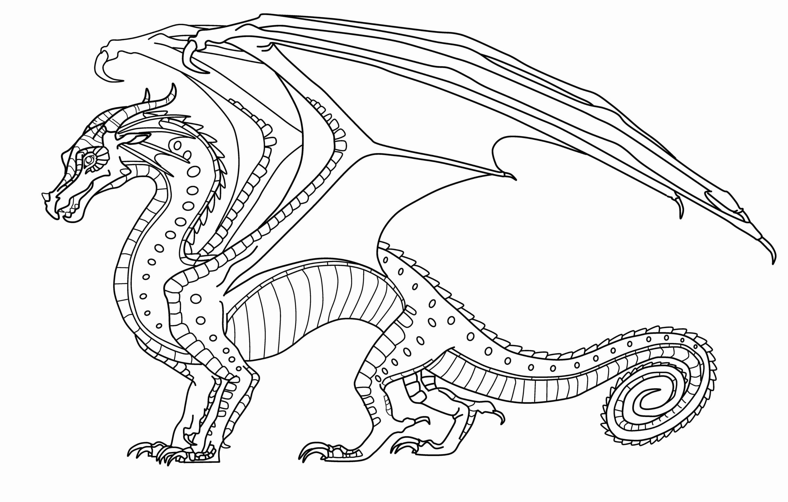 Rainwing Coloring Page SantosilSmith