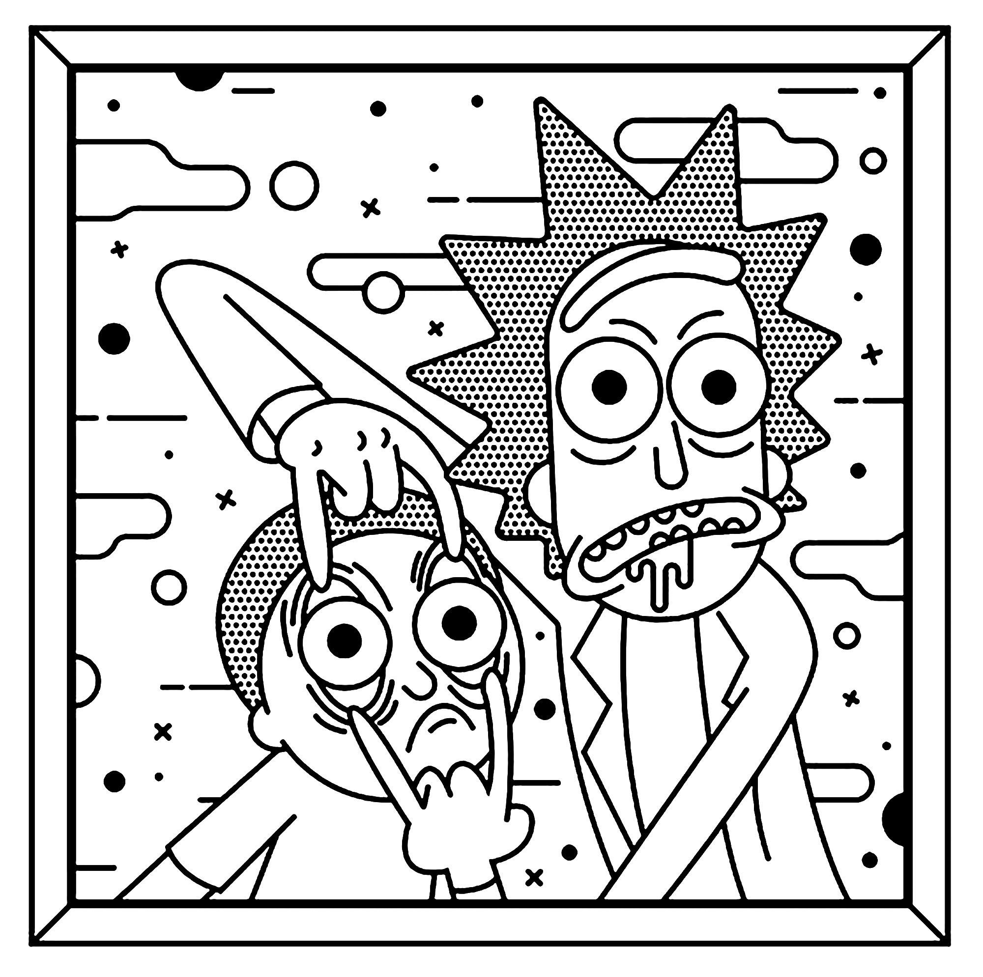 Rick And Morty Coloring Pages Best Coloring Pages For Kids