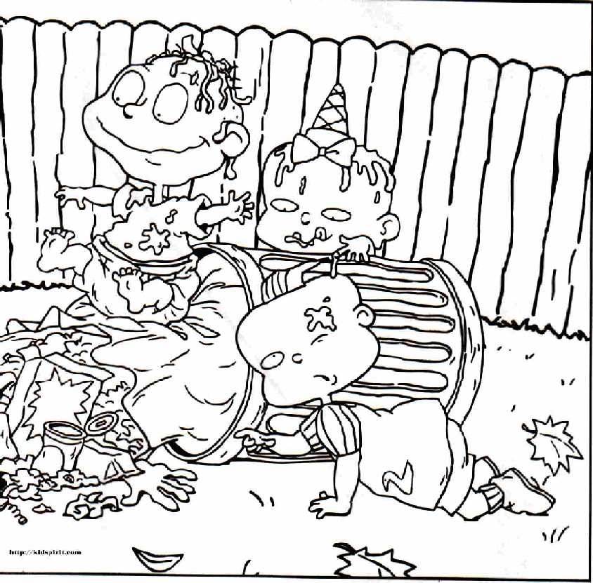 Rugrats Printable Coloring Pages Coloring Home