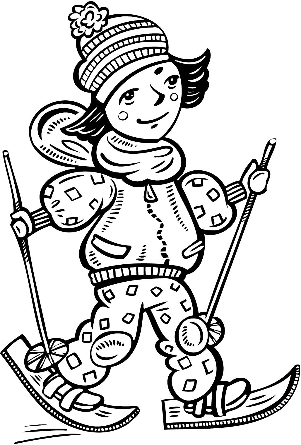 S Lection De Dessins De Coloriage Ski Imprimer Sur LaGuerche Page 6