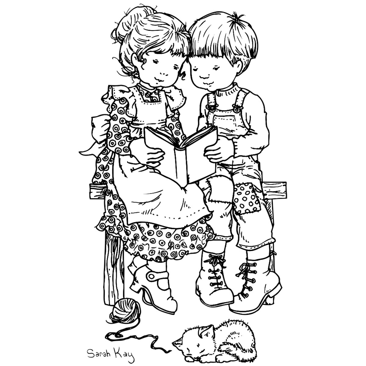 Sarah Kay 43748 Cartoons Free Printable Coloring Pages
