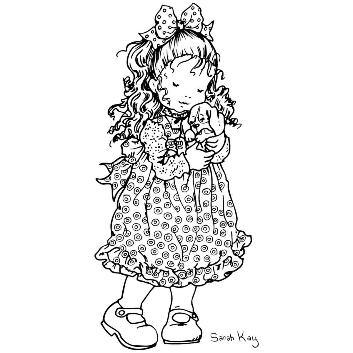 Sarah Kay Cartoons Free Printable Coloring Pages