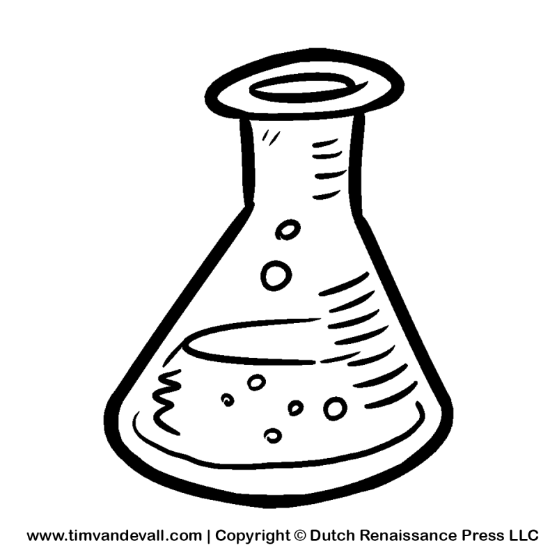 Beaker Coloring Page