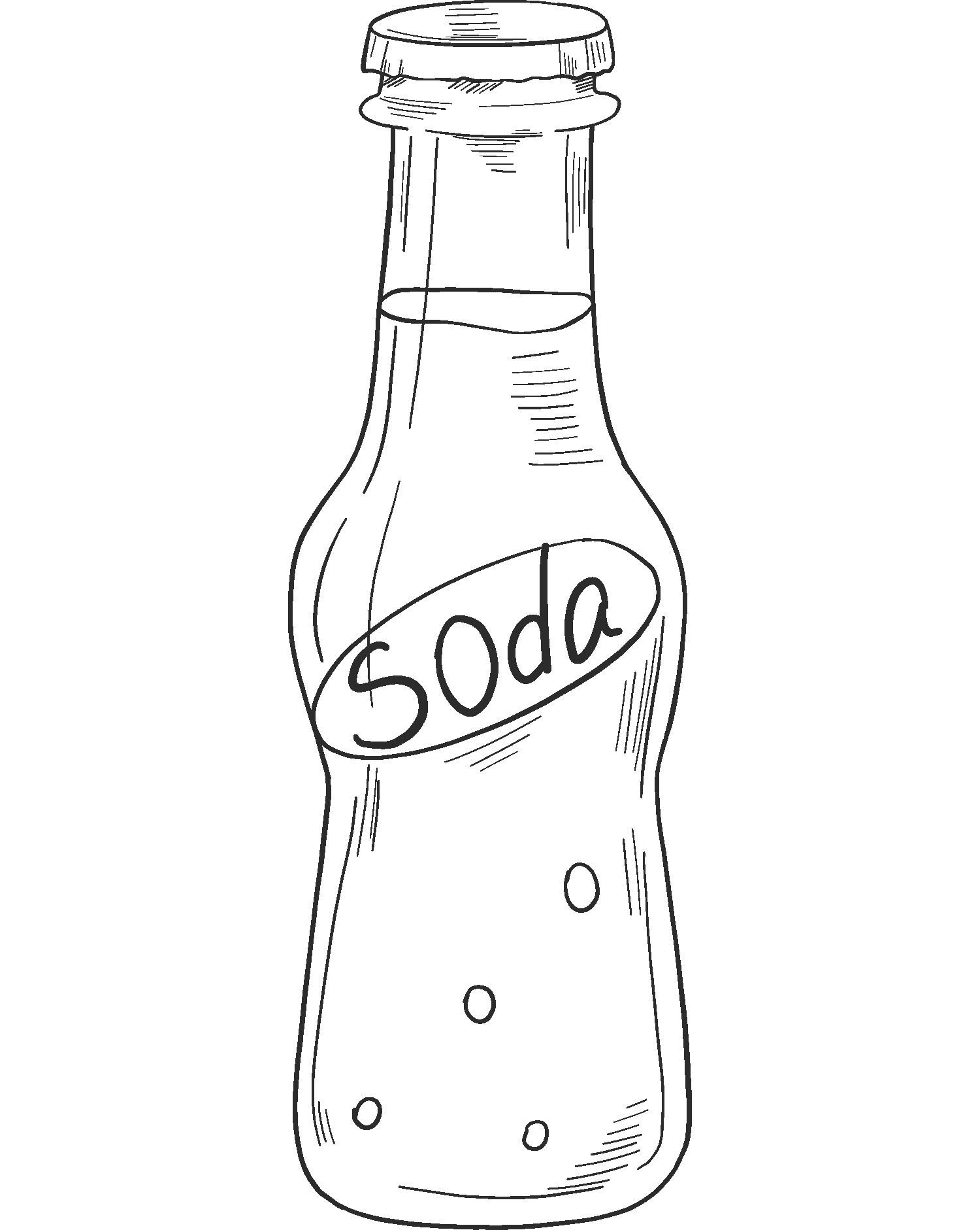 Soda Bottle Coloring Page ColouringPages