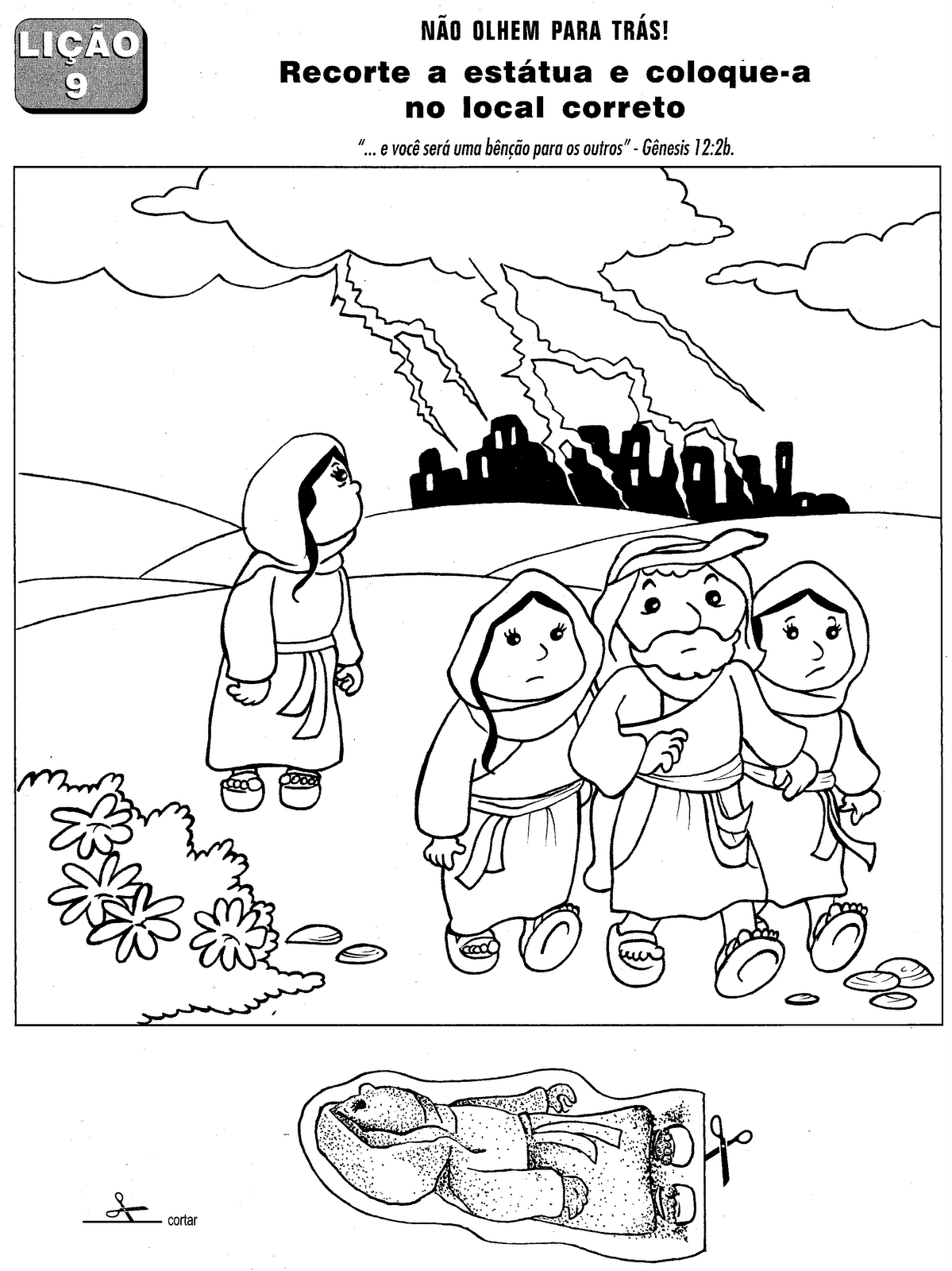 Sodom And Gomorrah Coloring Pages