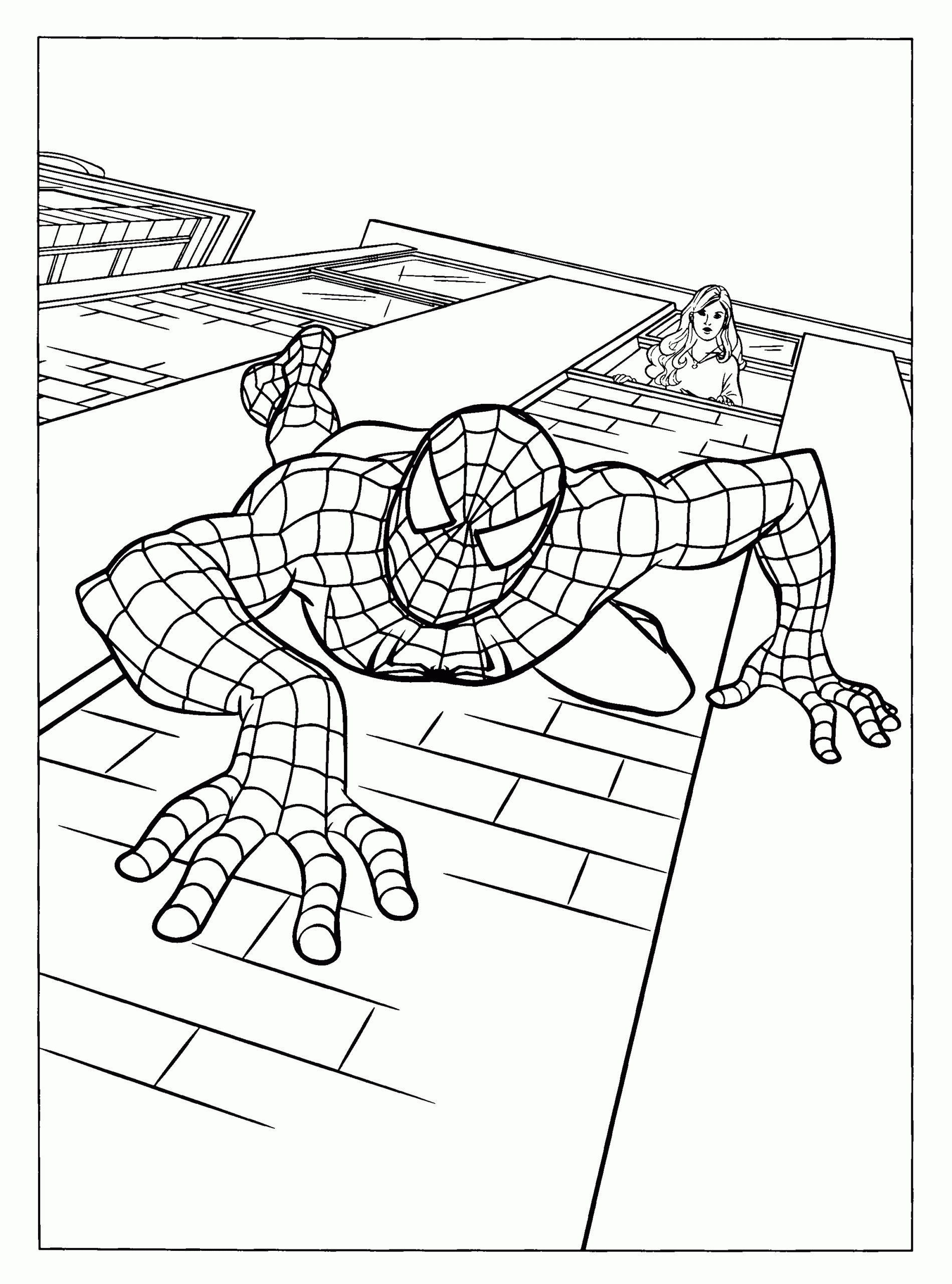 Spider Man Coloring Pages Printable