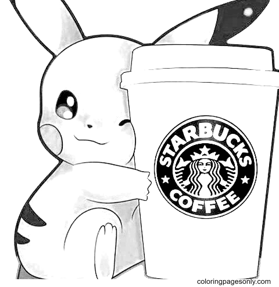 Bff Starbucks Cute Coloring Pages
