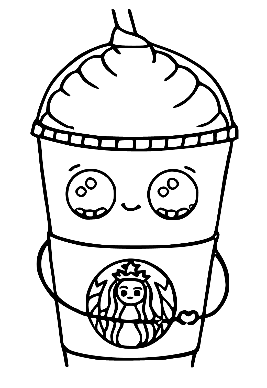 Starbucks Logo Coloring Page