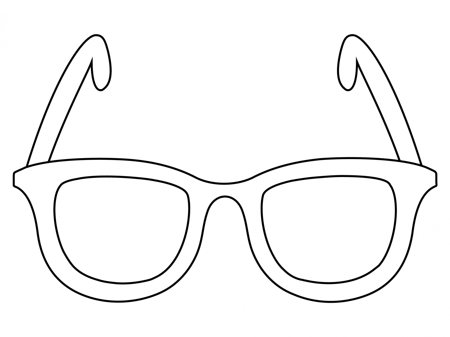 Sunglasses Coloring Page ColouringPages