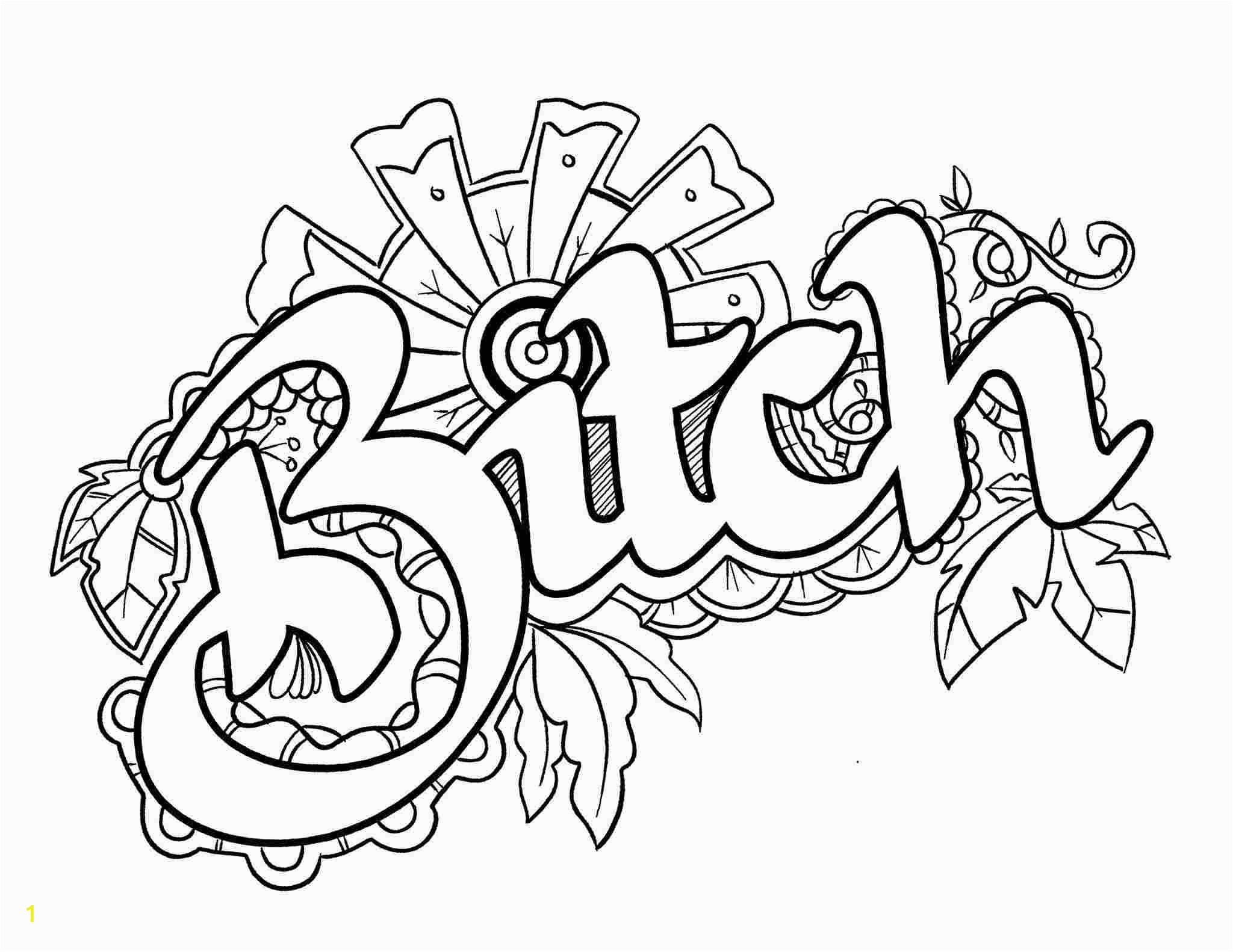 Swear Word Coloring Pages Pdf
