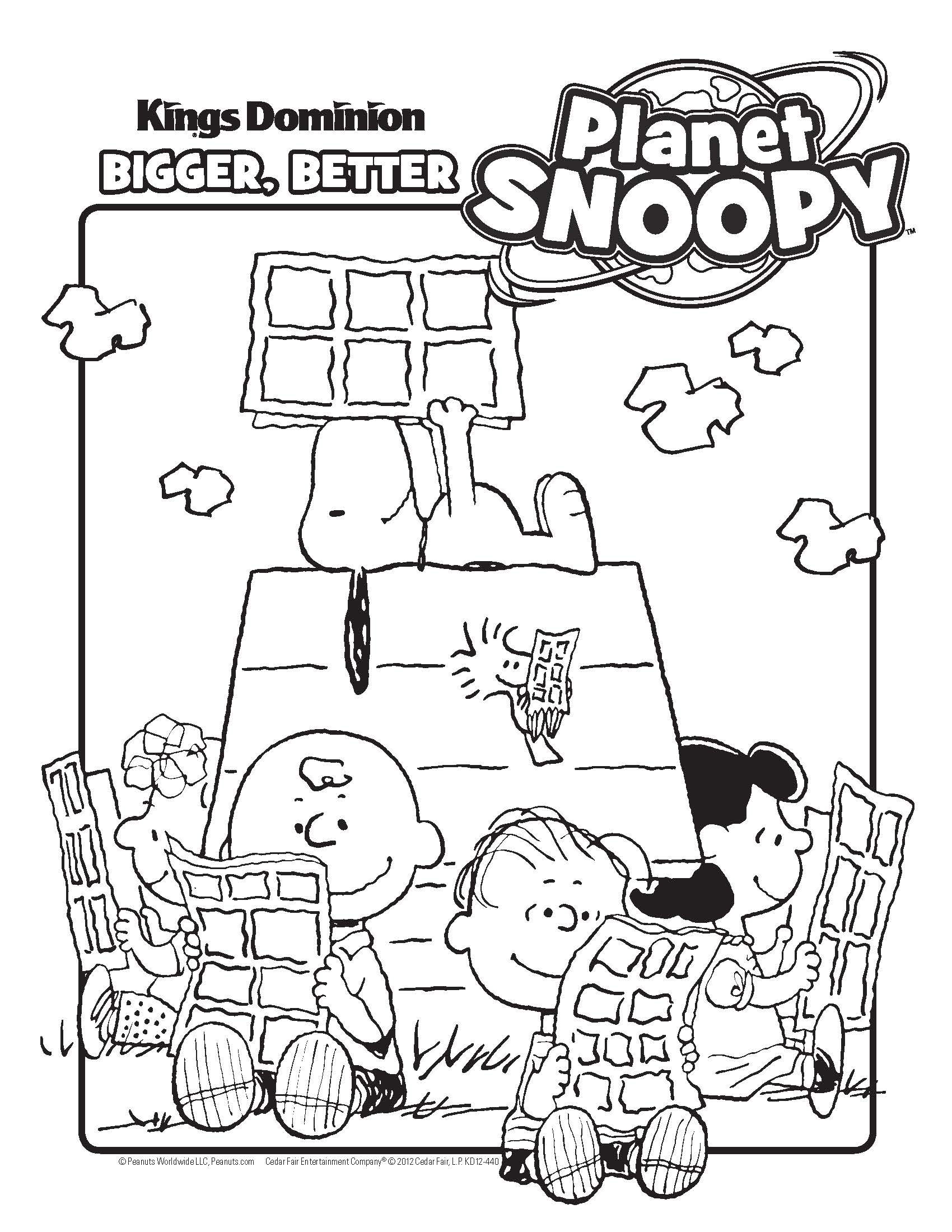 Peanuts Coloring Pages