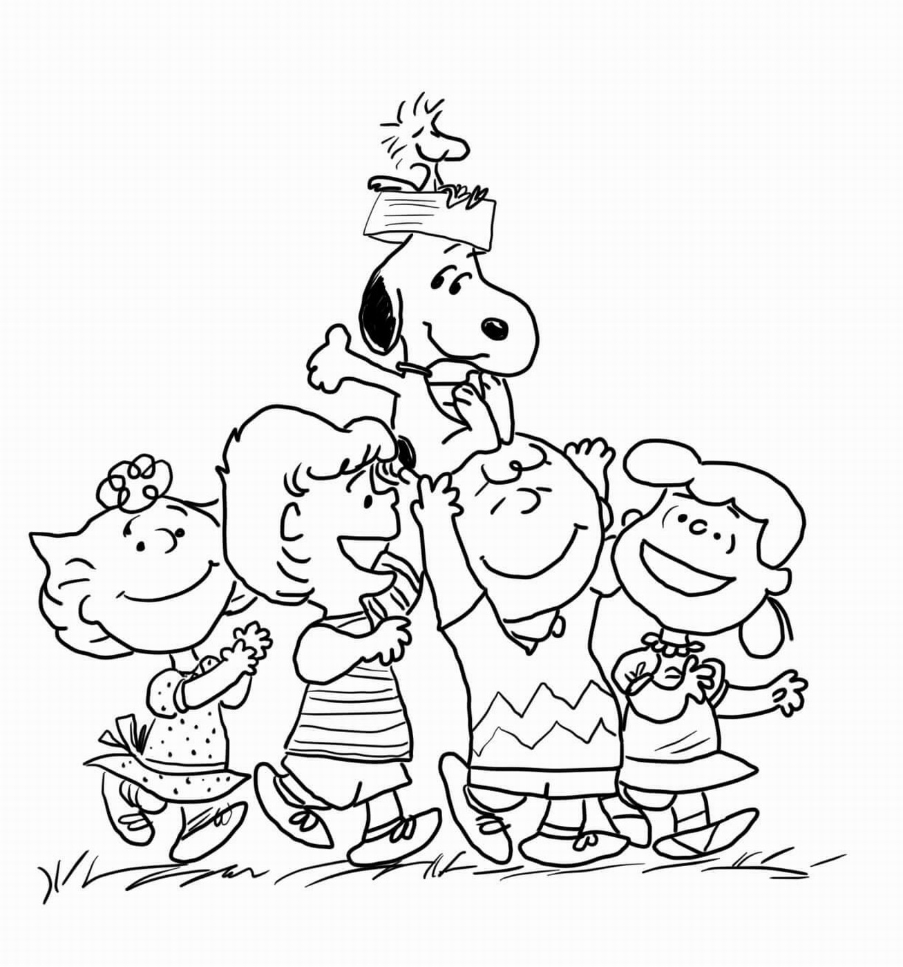 The Peanuts Coloring Pages At GetColorings Free Printable Colorings Pages To Print And Color