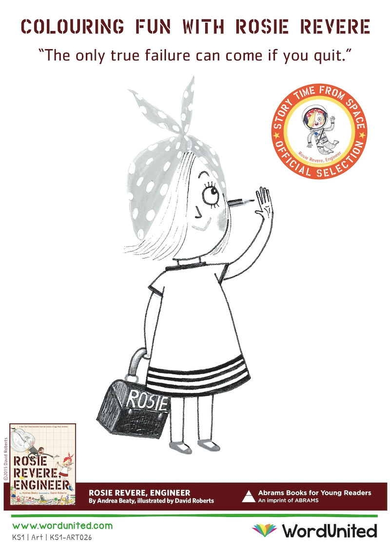 The Questioneers Colouring Fun With Rosie Revere WordUnited