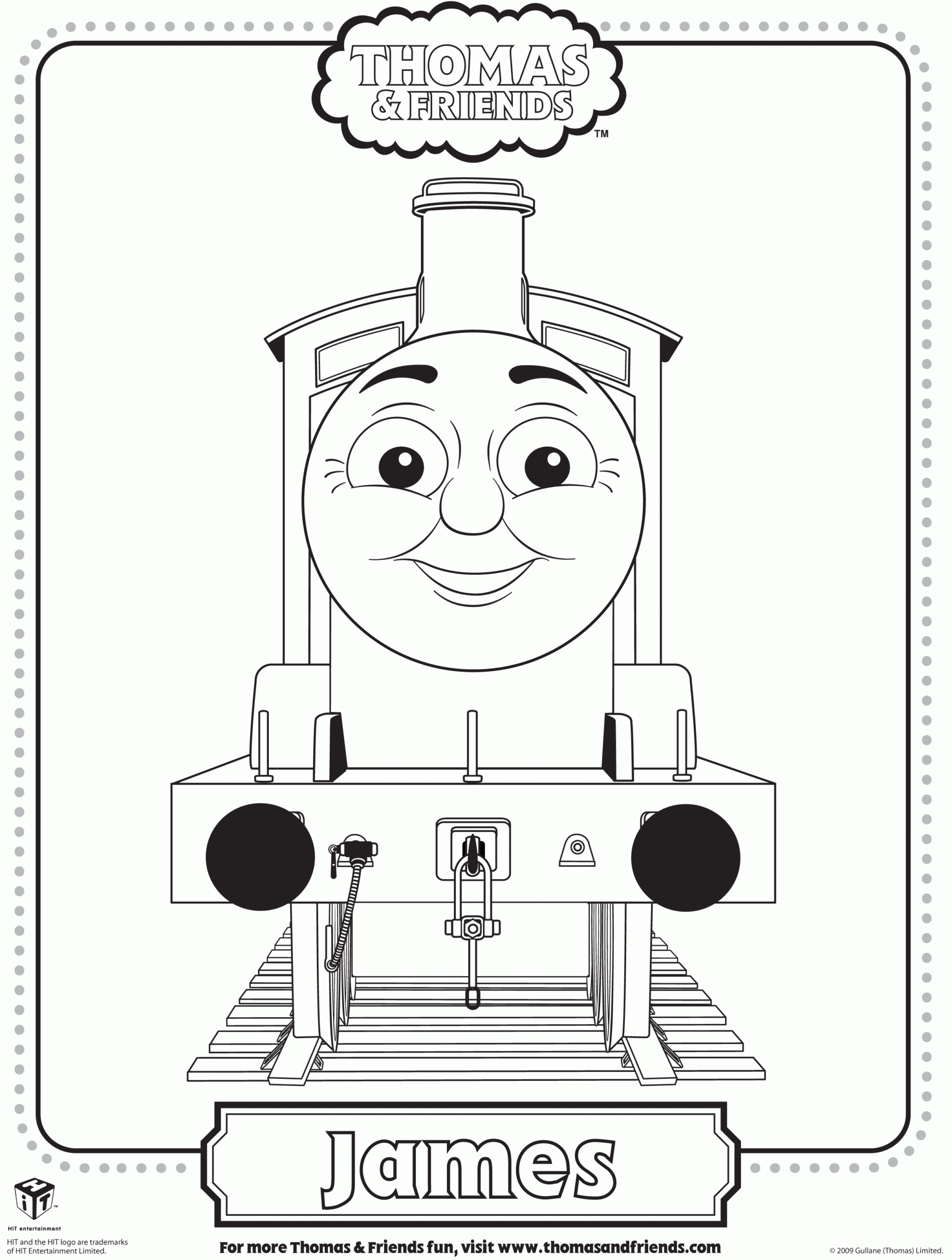 Thomas The Tank Engine Coloring Pages Printable Coloring Page Coloring Home