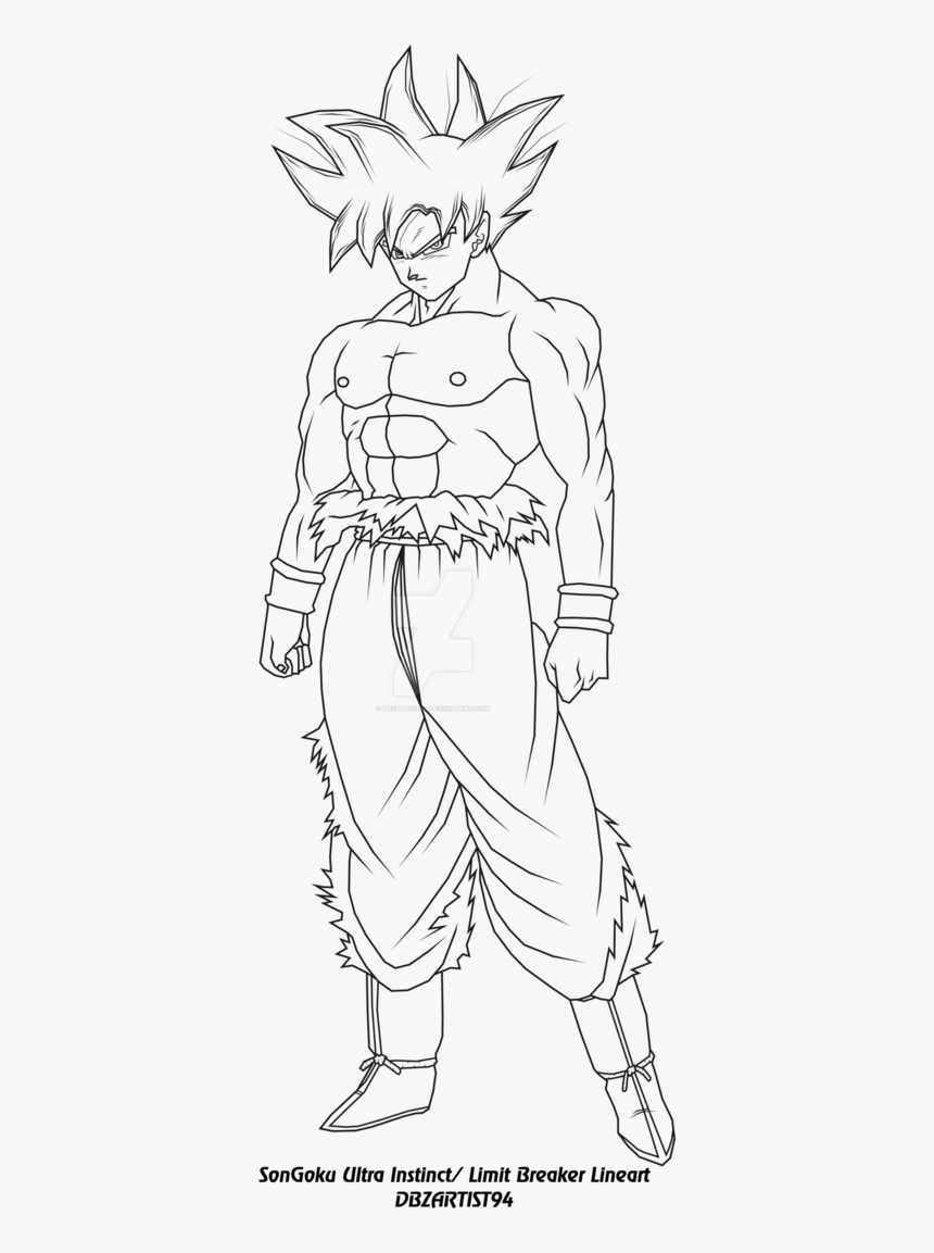Ultra Instinct Goku Coloring Pages Instinct Mastered Dragonballz Portal Tribun
