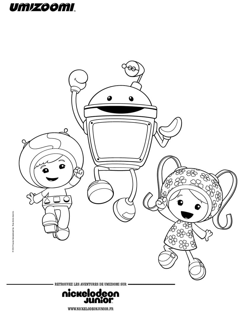 Umizoomi Coloring Page For Children Umizoomi Coloring Pages For Kids