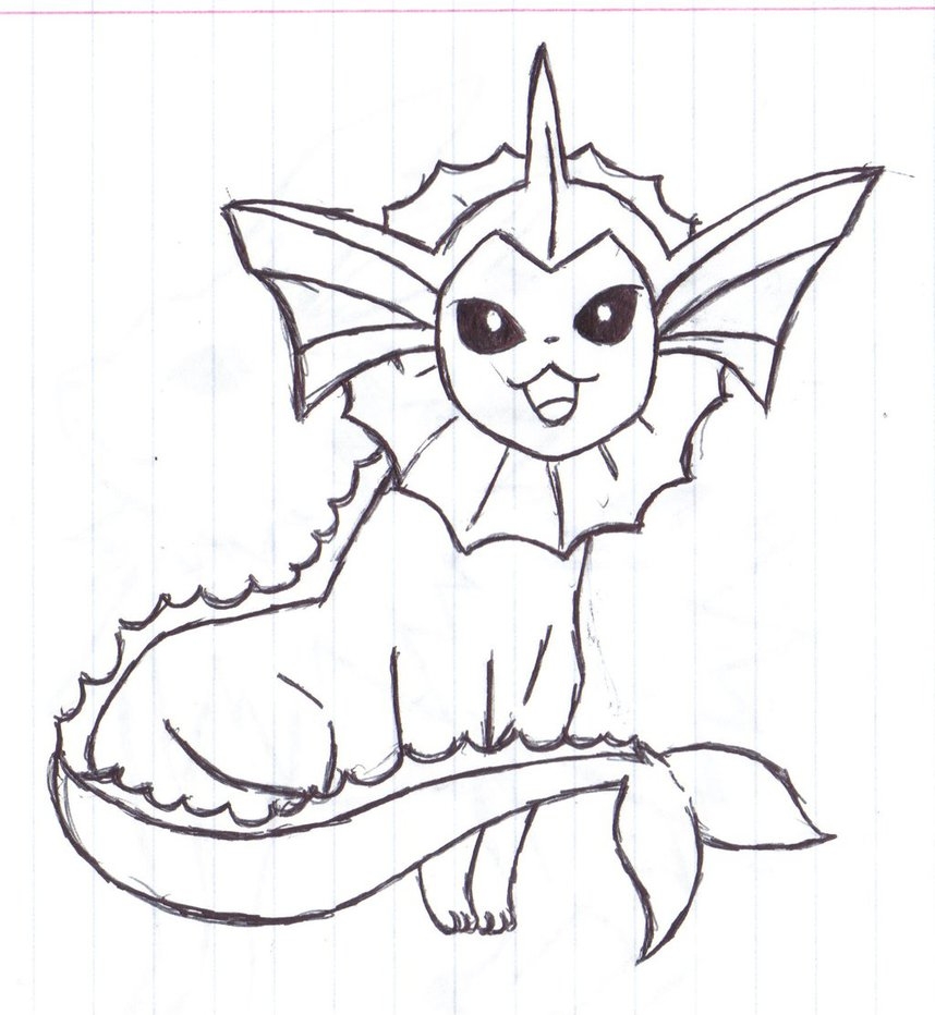 Vaporeon Pokemon Coloring Pages At GetColorings Free Printable Colorings Pages To Print