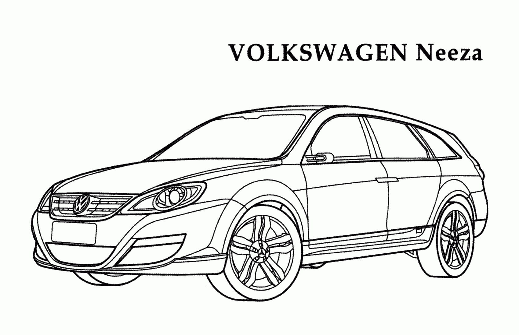 Volkswagen Coloring Pages To Download And Print For Free