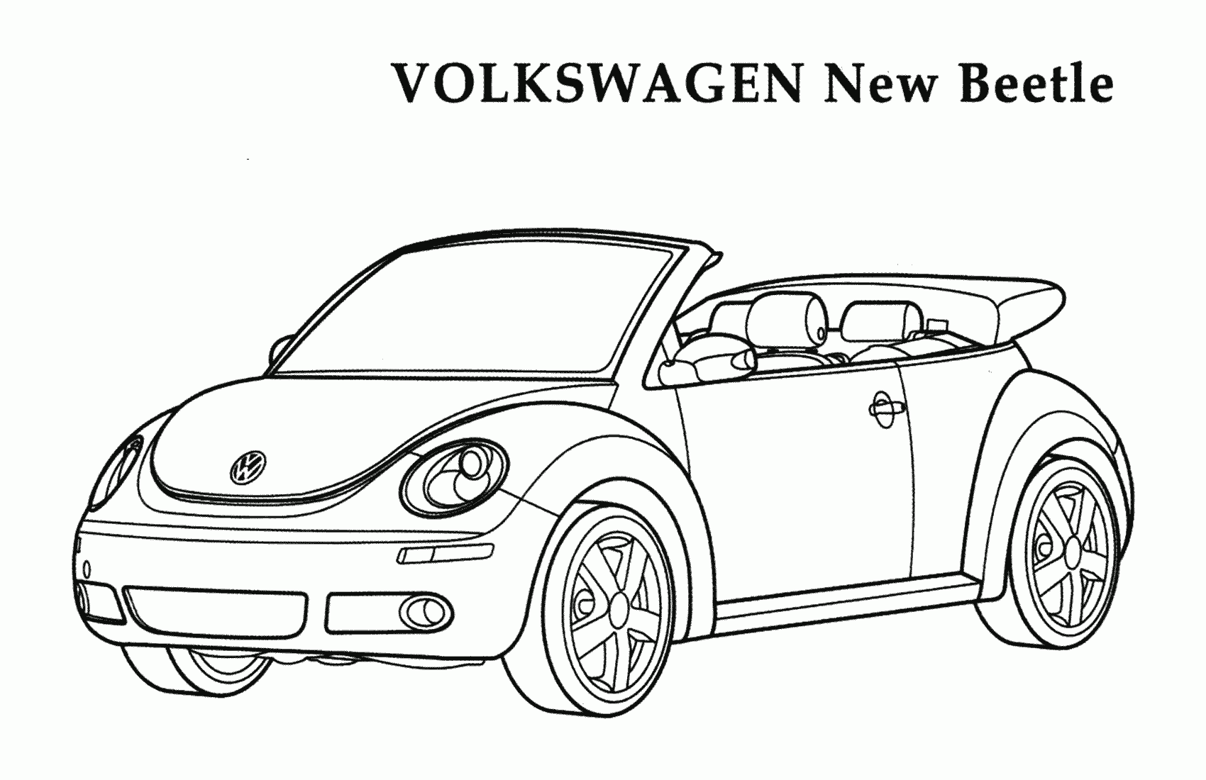 Volkswagen Coloring Pages